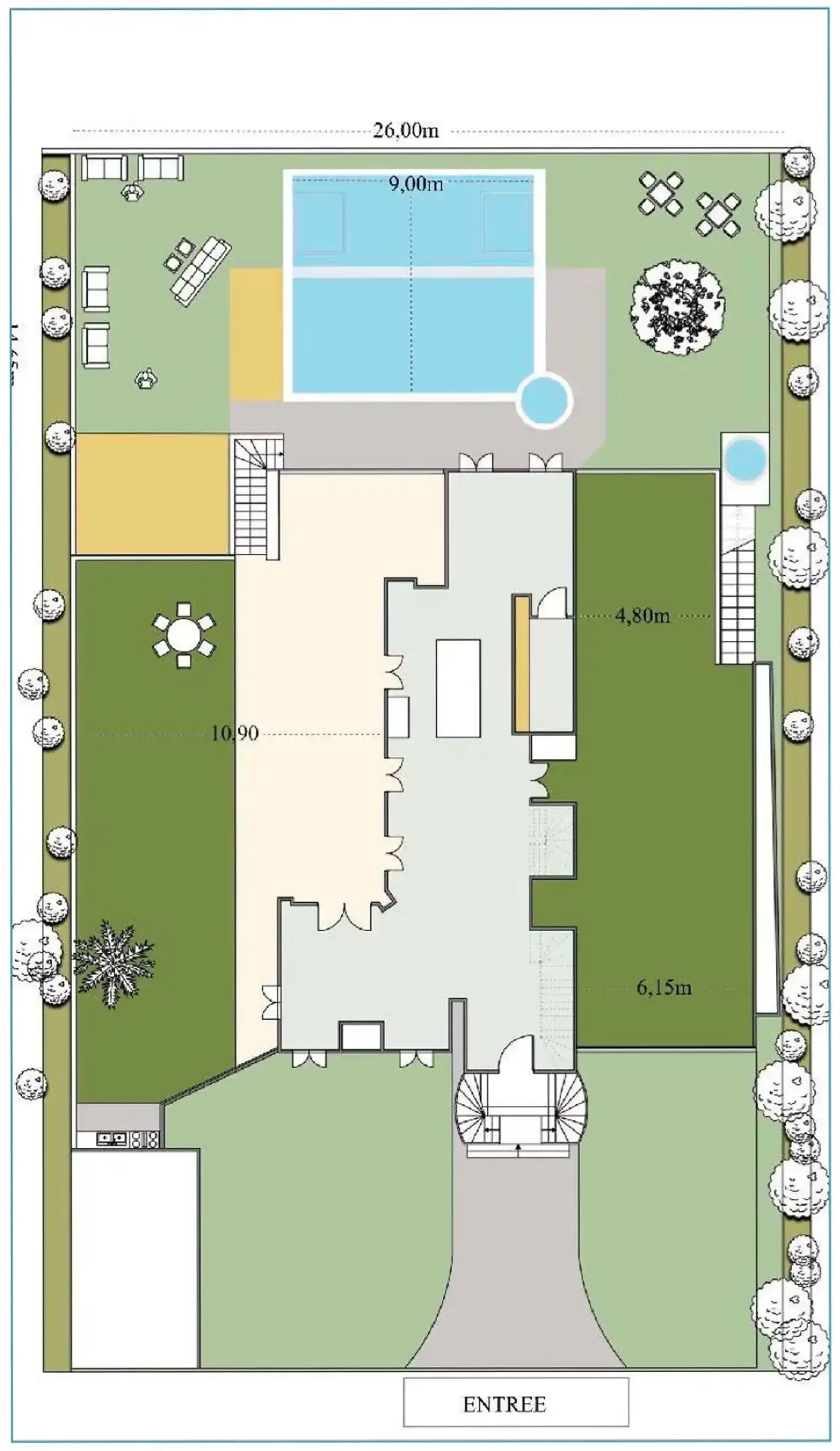 Villa Octopus floor plan